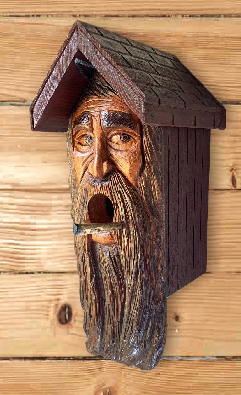 Wood Spirit Birdhouse
