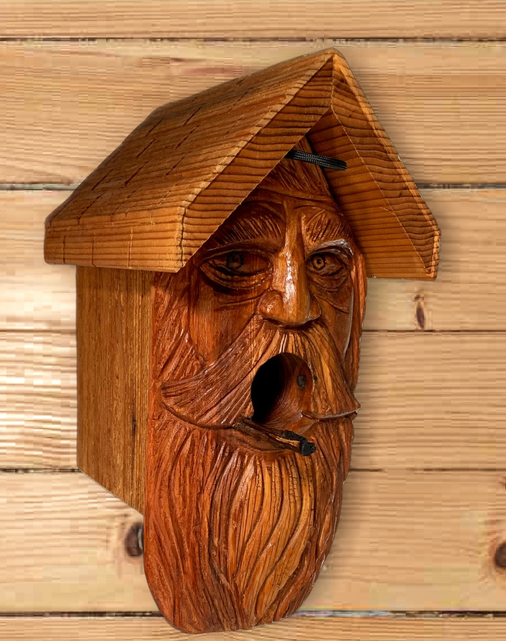 Wood Spirit Birdhouse
