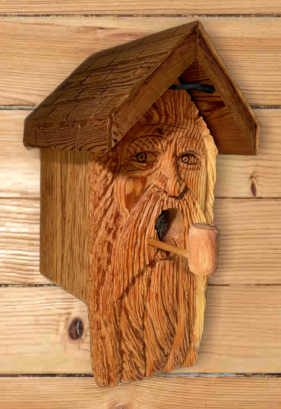 Wood Spirit Birdhouse