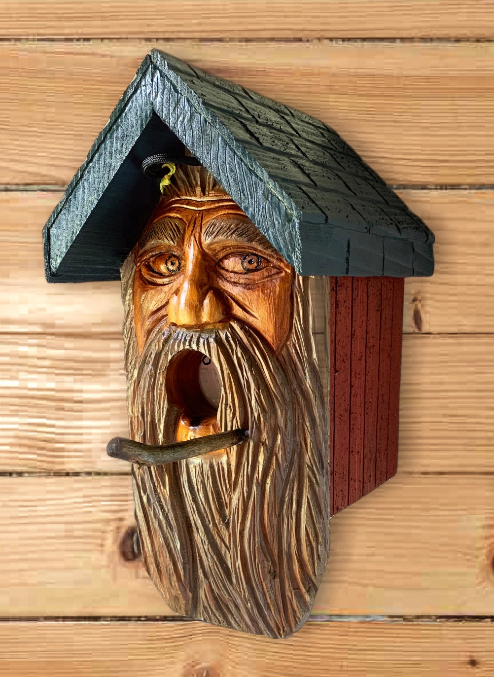 Wood Spirit Birdhouse