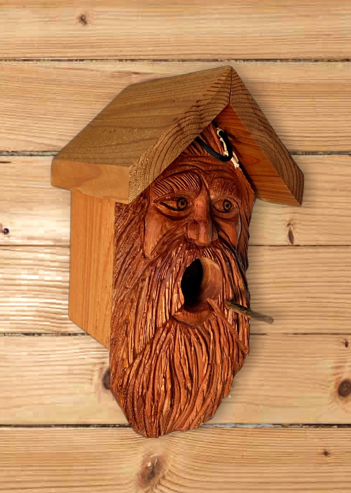 Wood Spirit Birdhouse