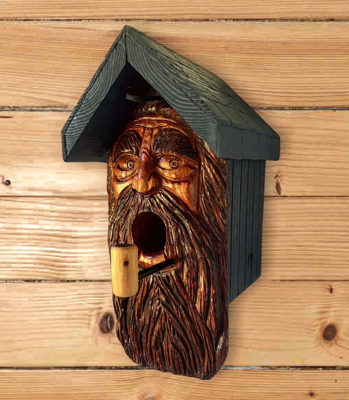 Wood Spirit Birdhouse