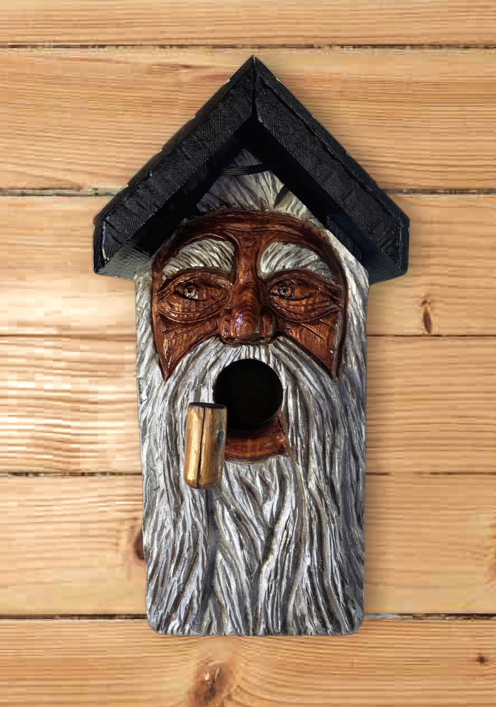 Wood Spirit Birdhouse