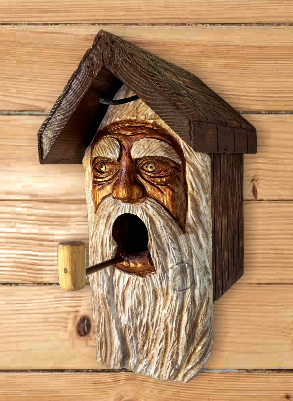 Wood Spirit Birdhouse