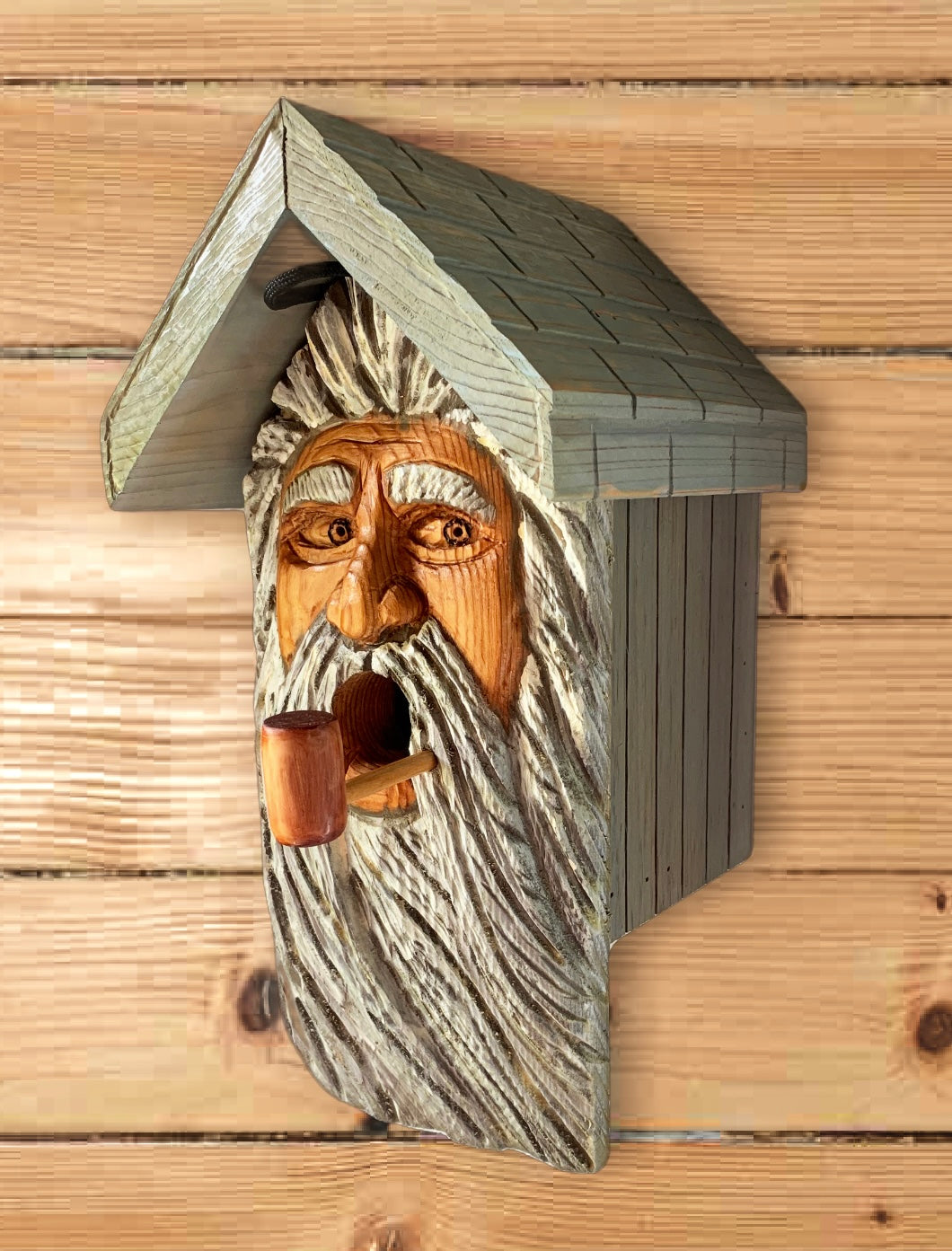 Wood Spirit Birdhouse