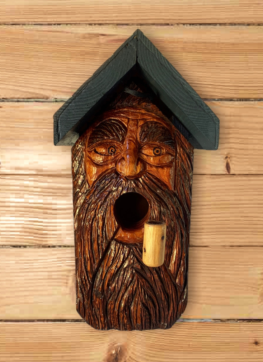 Wood Spirit Birdhouse