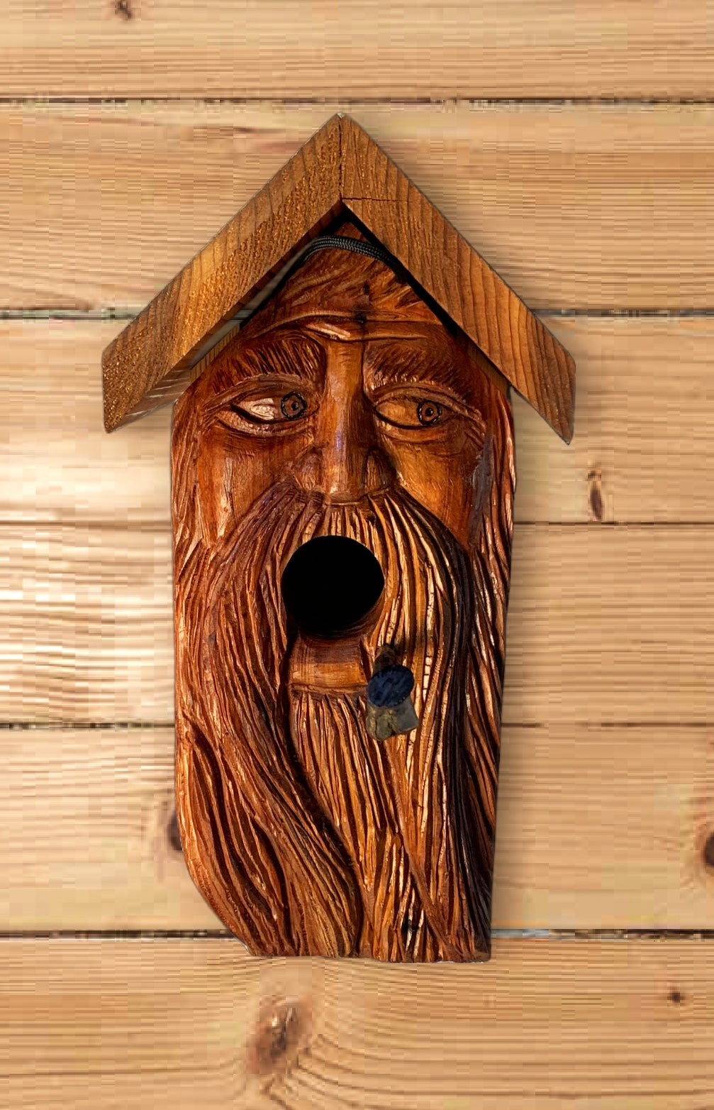 Wood Spirit Birdhouse