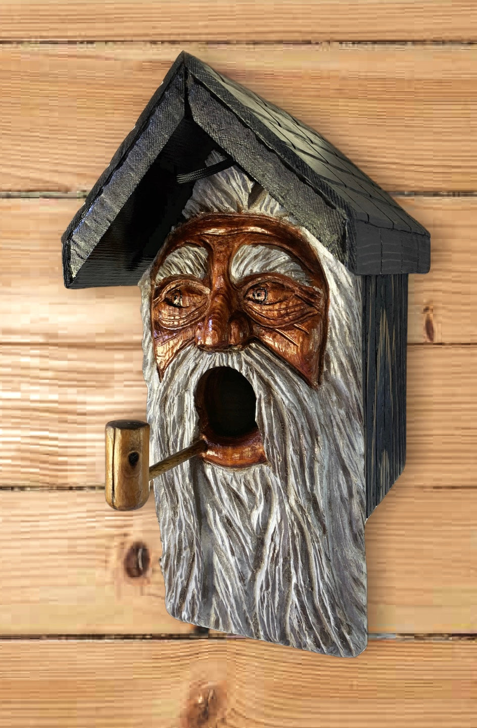 Wood Spirit Birdhouse